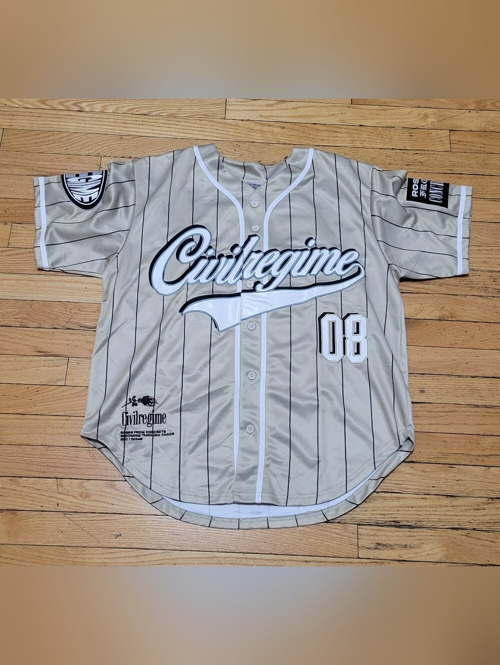 Civil Regime Baseball Jersey Tan XL